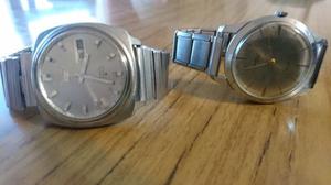 Dos relojes antiguos para coleccionar