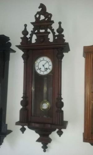 Reloj antiguo de pared a pendulo aleman