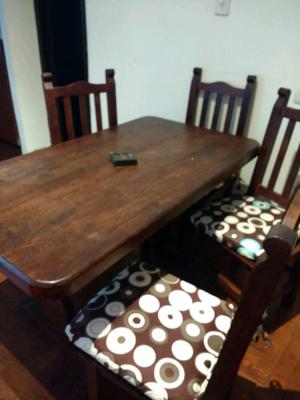 Juego de comedor de Algarrobo