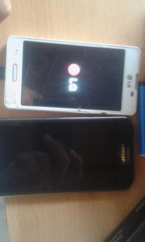 Samsung j2 y lg los dos x 700 para repuesto