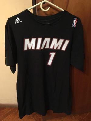 Remera Adidas Miami Heat Chris Bosh 1 L