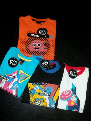 Remeras con licencia oficial Cartoon Network