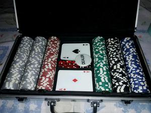 Valija De Poker X 300 Fichas Numeradas Profesionales Tissus