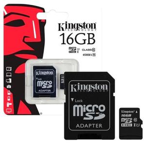 Memoria Micro Sd Hc 16 Gb Kingston Clase 10