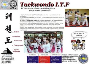 CLASES DE TAEKWONDO ITF 1
