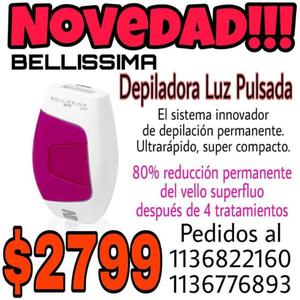 Depiladora Definitiva con luz pulsada