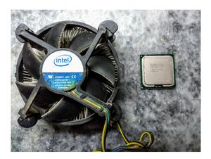 Disipador y procesador Intel dual core