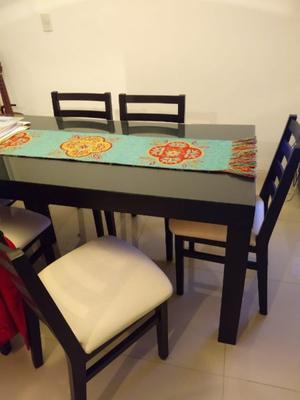 Juego de mesa y sillas LA PLATA