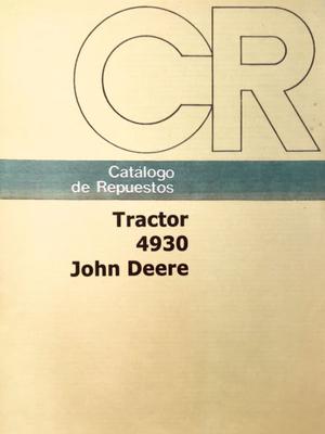 Manual de repuestos tractor John Deere 