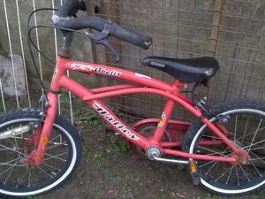 bicicleta niño roja