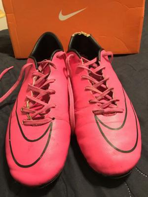 Botines Nike mercurial rosa