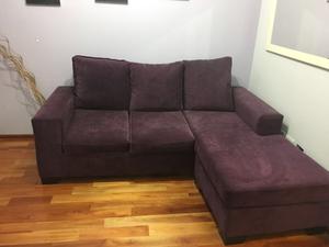 Sillon en L de pana