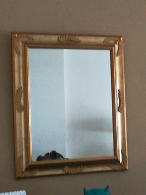 Espejo doré a la hoja 60 x50