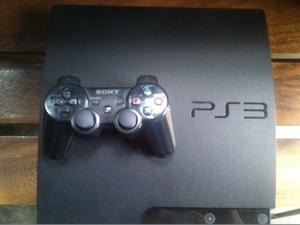 Playstation 3 ps3 con joysticks y juegos, impecable disco