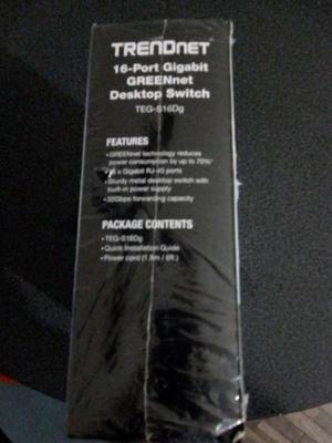 Switch TRENDnet 16-Port Gigabit Greenberg TEG-S16Dg
