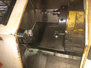 Torno cnc promecor T17 con contrapunta y con extractor de