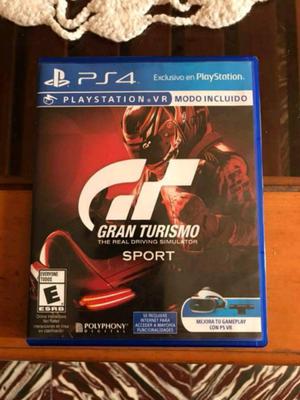 Vendo Gran Turismo 4k y modo Vr Ps4