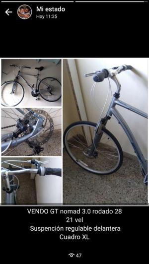 bicicleta gt sin uso