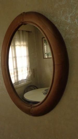 Espejo de Madera Oval