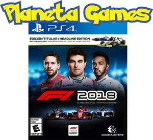 F Formula 1 Headline Edition Playstation Ps4 Fisicos