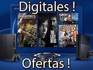 JUEGOS DIGITALES PS3 Y PS4