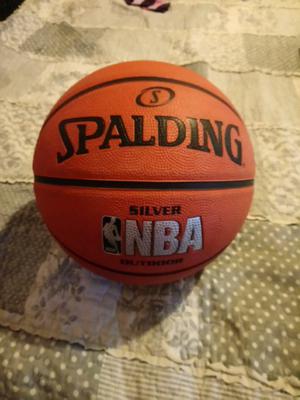 Pelota NBA Spalding silver n7