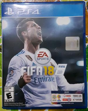 Vendo FIFA 18 impecable. No permuto