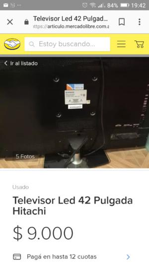 Vendo Tv 42 LCD Hitachi