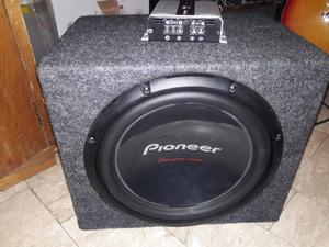 Woofer pionner y potencia taramps 400 w rms