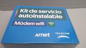 Moden Router Arnet Wifi Adsl-vdsl Con Kit Autoinstalable -