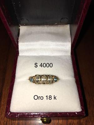 Vendo anillos de oro 18 k