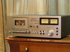 audio sonido deck cassettera crown japan muy buena