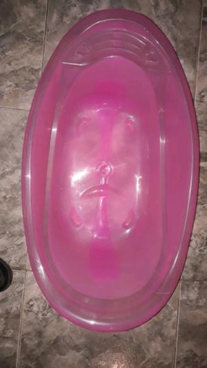 Bañera beba rosa