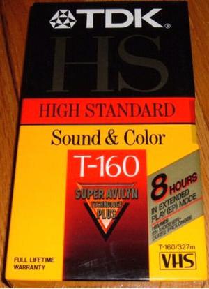 Cassettes TDK HS T-160