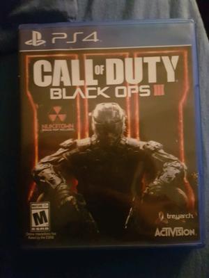 Vendo call of duty black ops 3 ps4