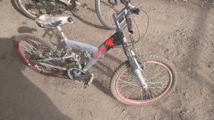 Bicicleta Hot weels para niño, doble suspensión, 18