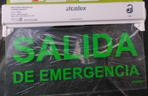 Cartel Led Salida/salida De Emergencia Atomlux