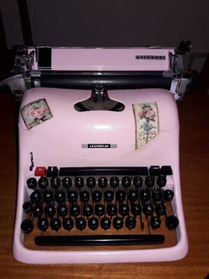 Maquina de escribir restaurada