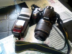 Camara Nikon D + flash Yongnuo 560