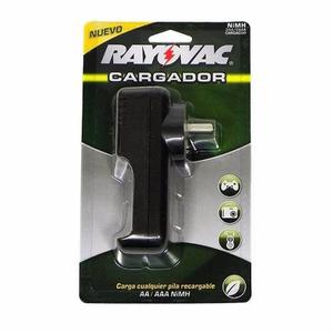 Cargador Rayovac para 2 pilas AA/AAA