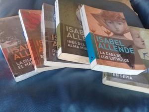 Vendo 6 libros de Isabel Allende
