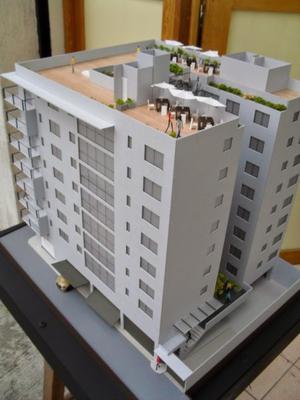 edificio departamentos escala 1:87 h0