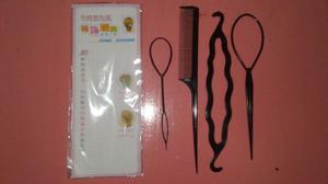set de accesorios para realizar peinados!!