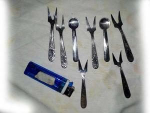 tenedores y cucharas para copetin de juegos -para completar