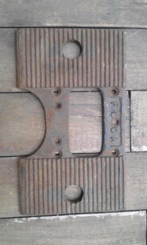 Antigua pieza hierro ferrocarril