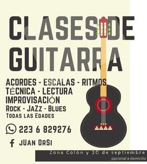 Clases de Guitarra en Mar del Plata