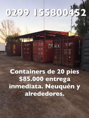 Containers de 20 pies. Alquiler y venta.