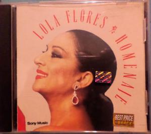 Lola Flores. Homenaje. Cd original. Impecable