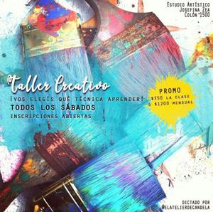 TALLER CREATIVO DE ARTE DISTINTAS TÉCNICAS
