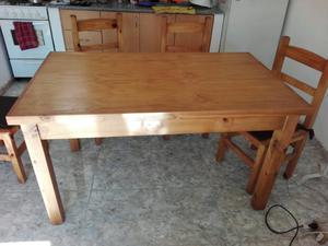 Combo Mesa y Sillas
